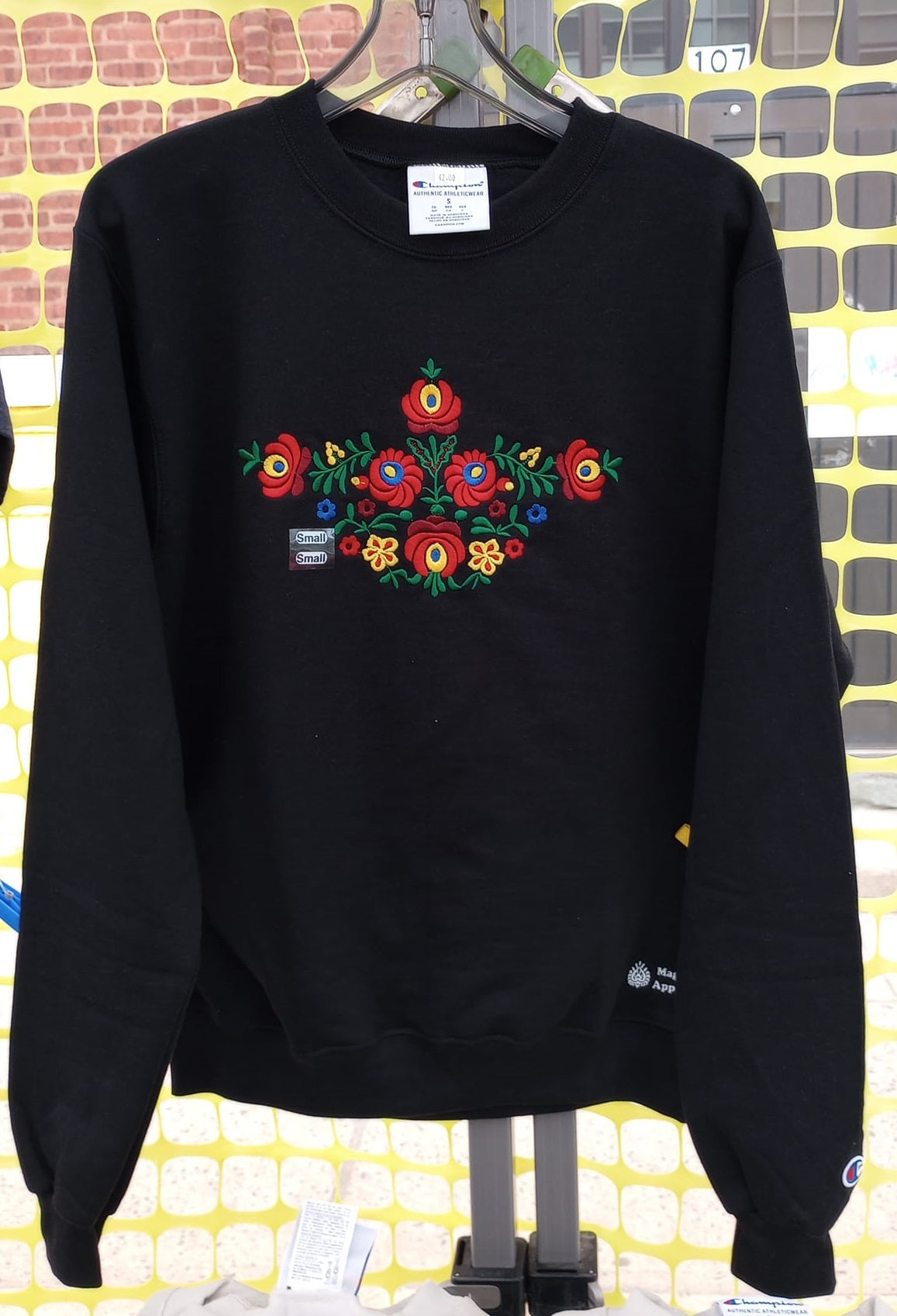 Ebroidered Matyo Sweatshirt Black