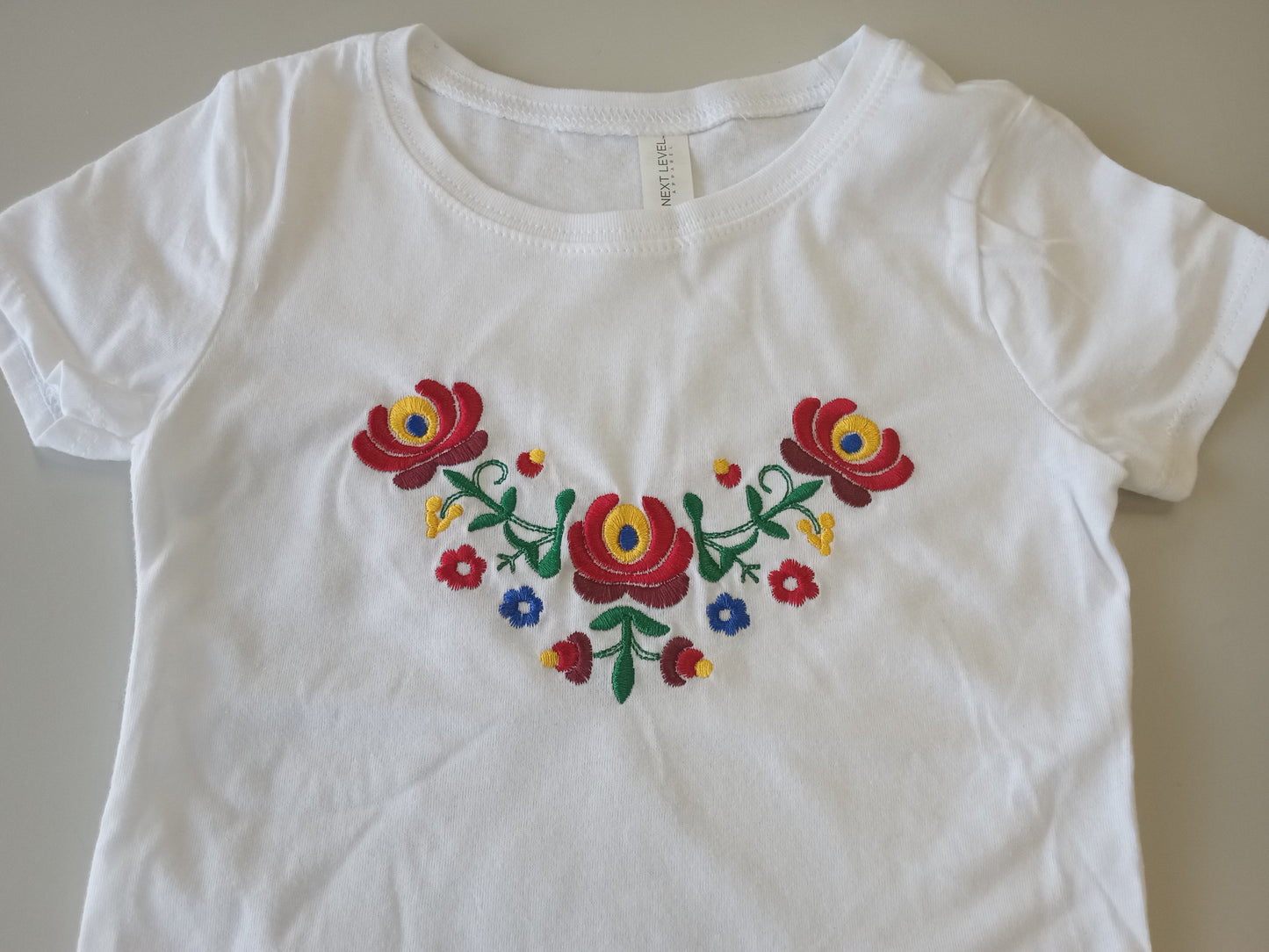 Hungarian Matyo Girls Tee