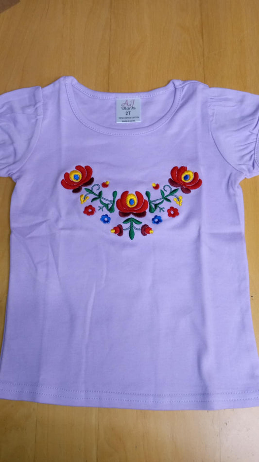 Hungarian Matyo Girls Tee