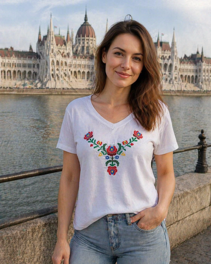 Embroidered Matyo Tee