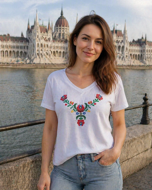 Embroidered Matyo Tee