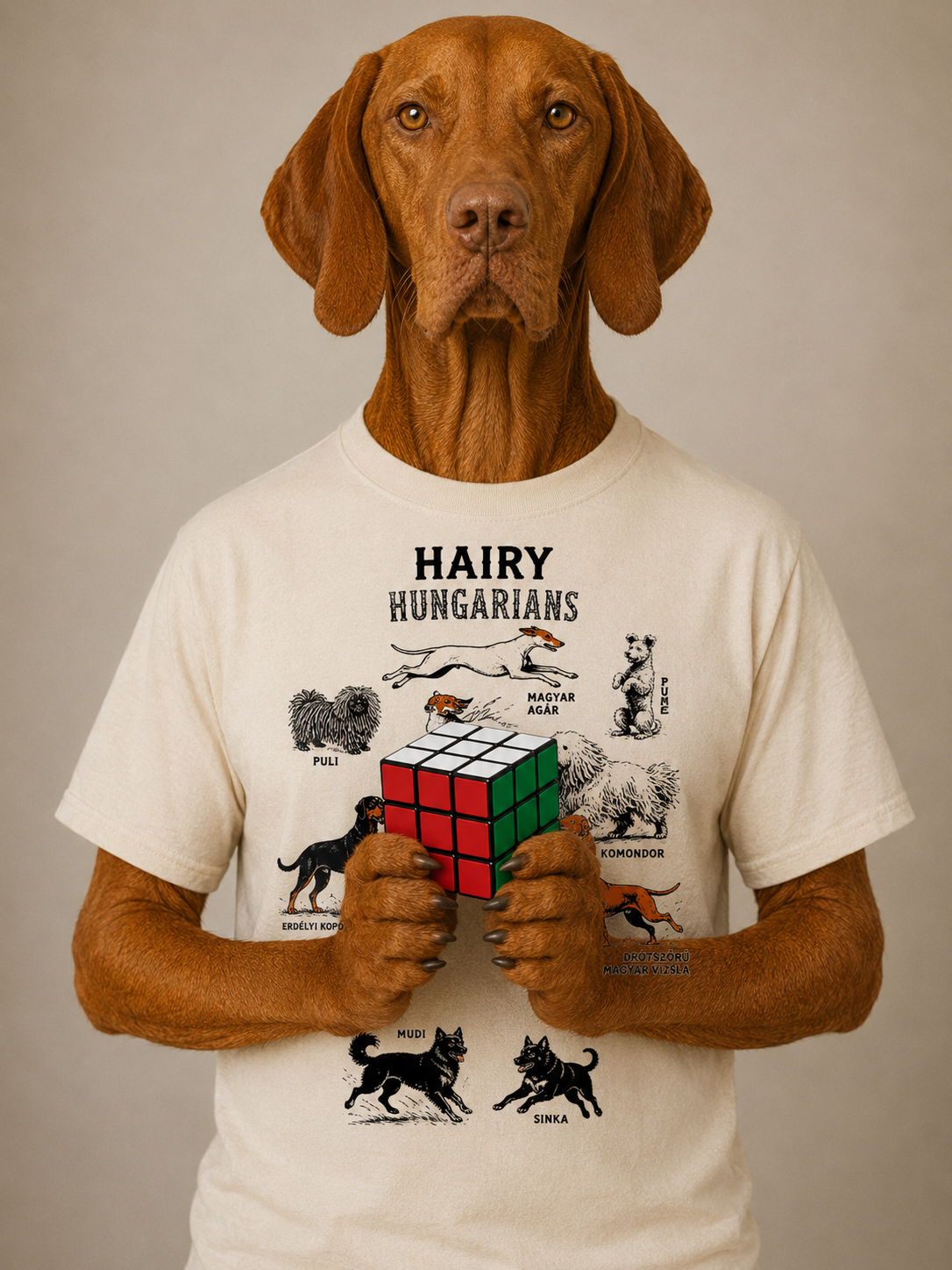 Hairy Hungarians™ – 10 Hungarian Dog Breeds T-Shirt