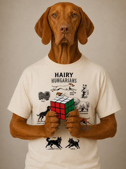 Hairy Hungarians™ – 10 Hungarian Dog Breeds T-Shirt