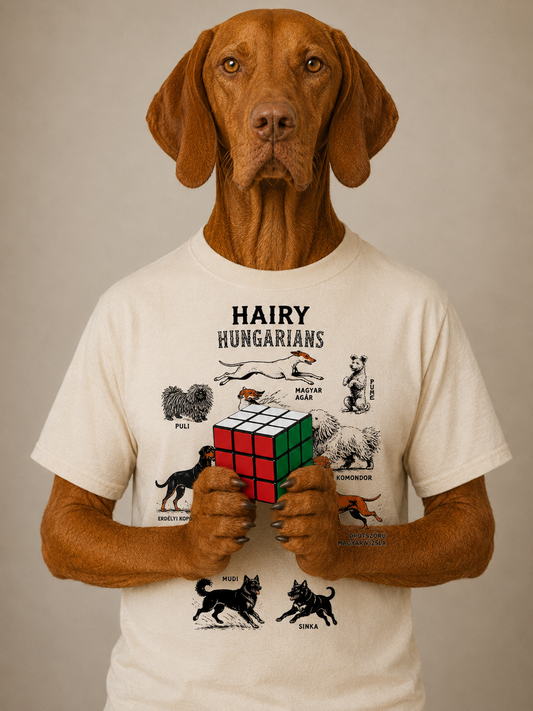 Hairy Hungarians™ – 10 Hungarian Dog Breeds T-Shirt