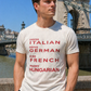 Dress Italian. Drive German. Kiss French. Marry Hungarian.
