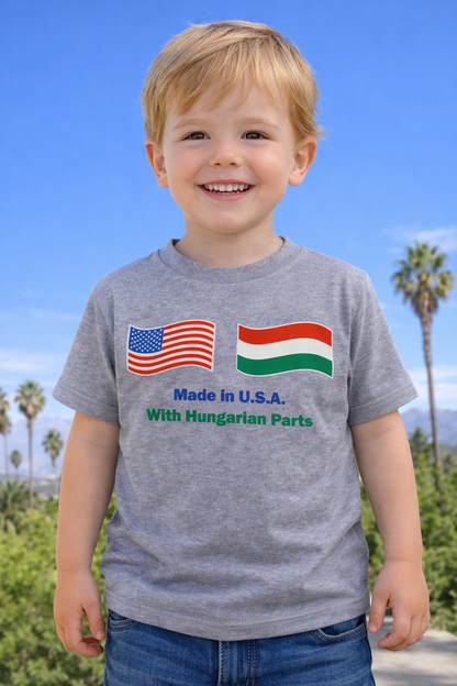 Made in USA w Hungarian Parts tee