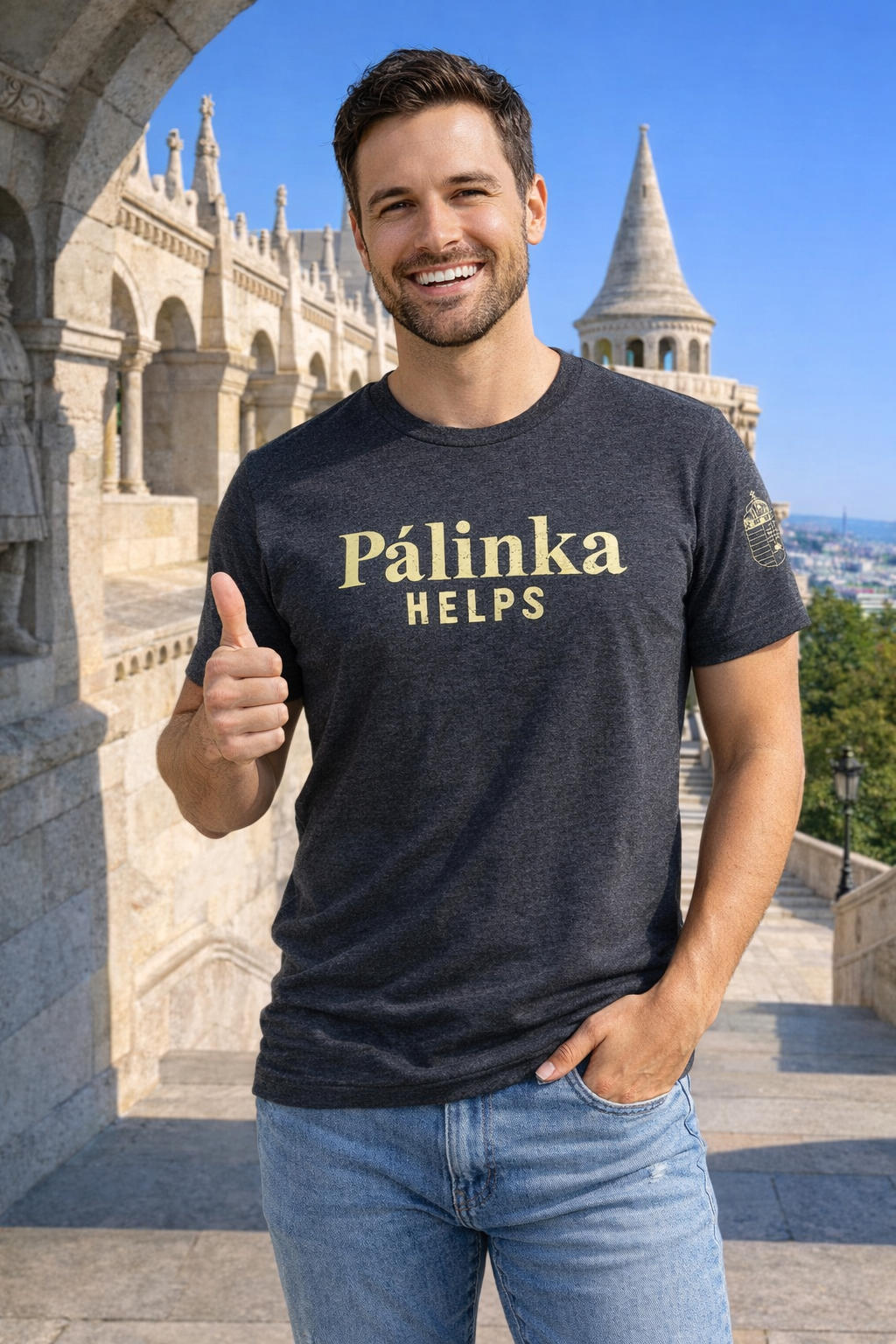 Palinka Helps Original Magyar Apparel Shirt