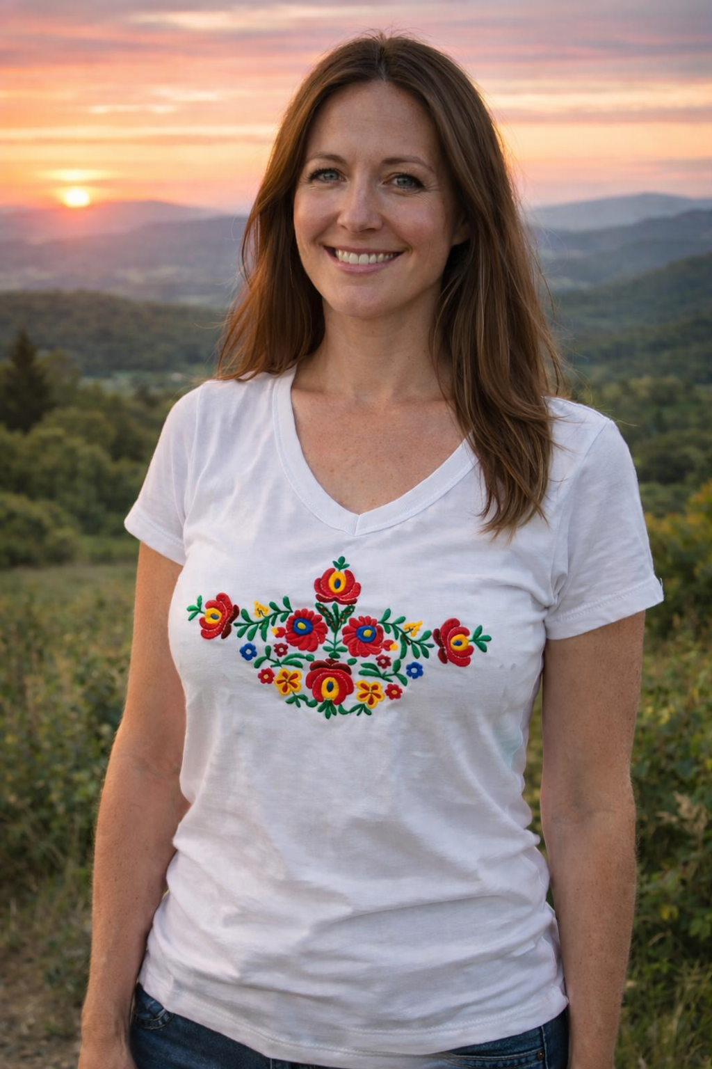 Embroidered Matyo Tee