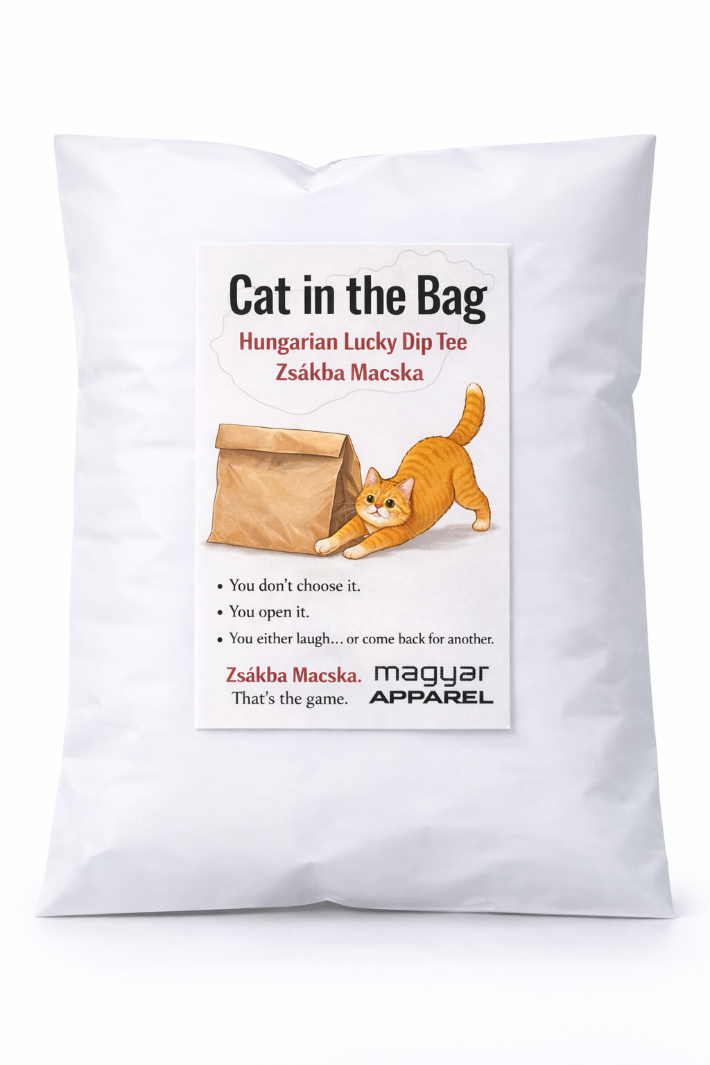 Cat in the Bag FINAL SALE