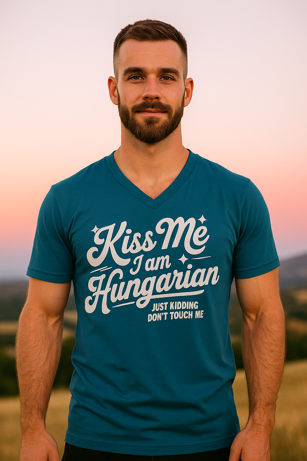 Kiss Me I am Hungarian T-shirt
