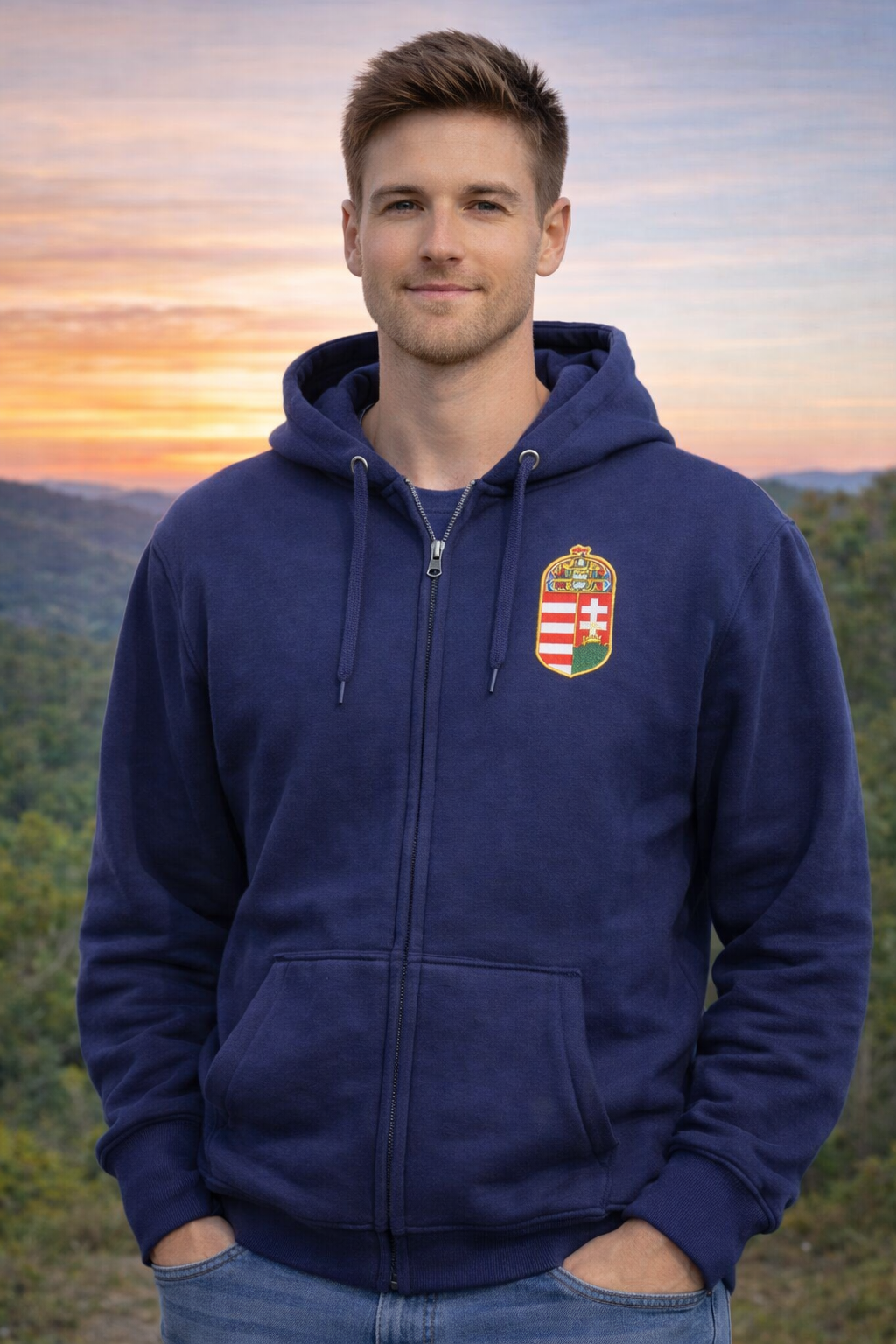 Hungary Hooded Sweatshirt Zip