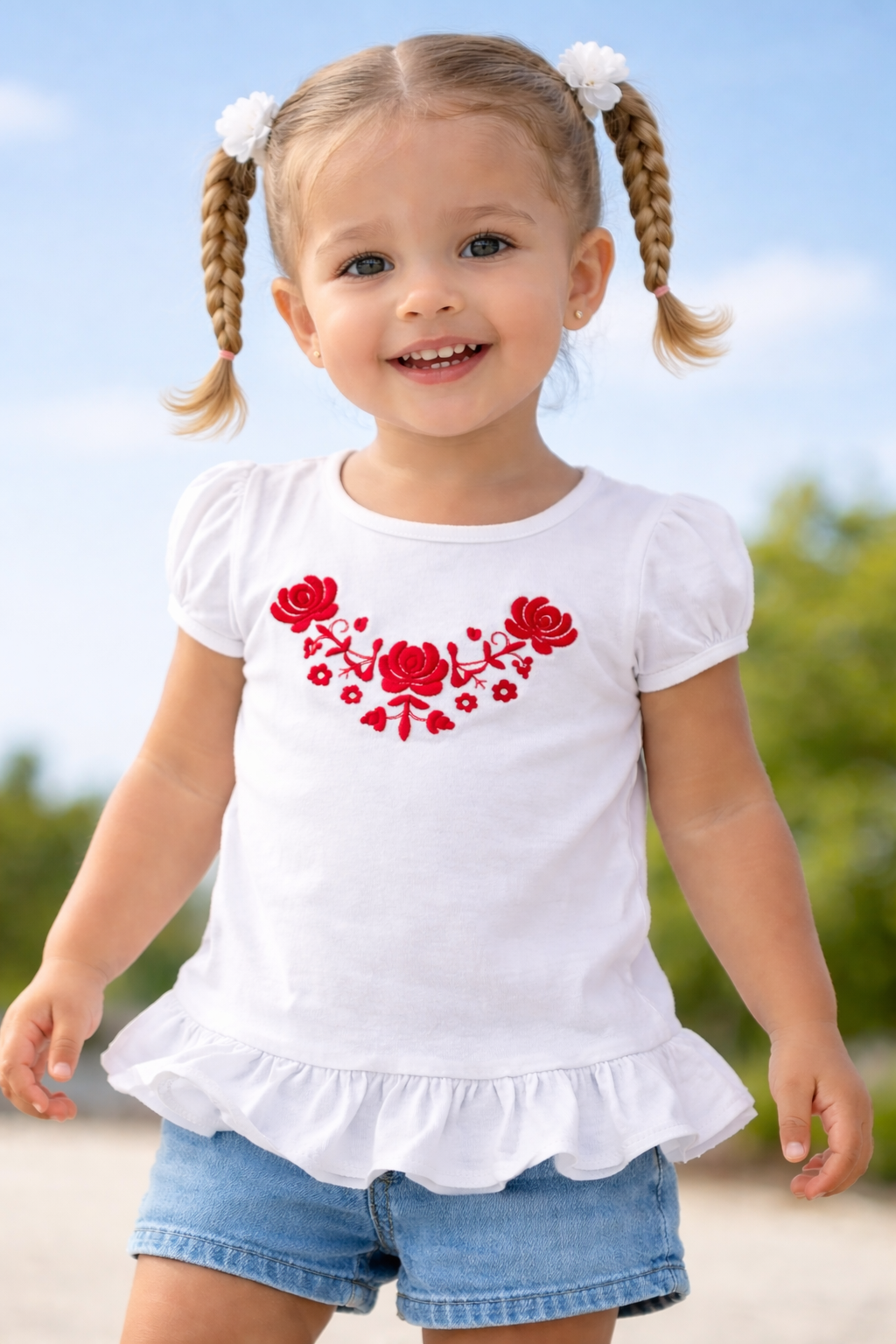 Hungarian Ruffle Top