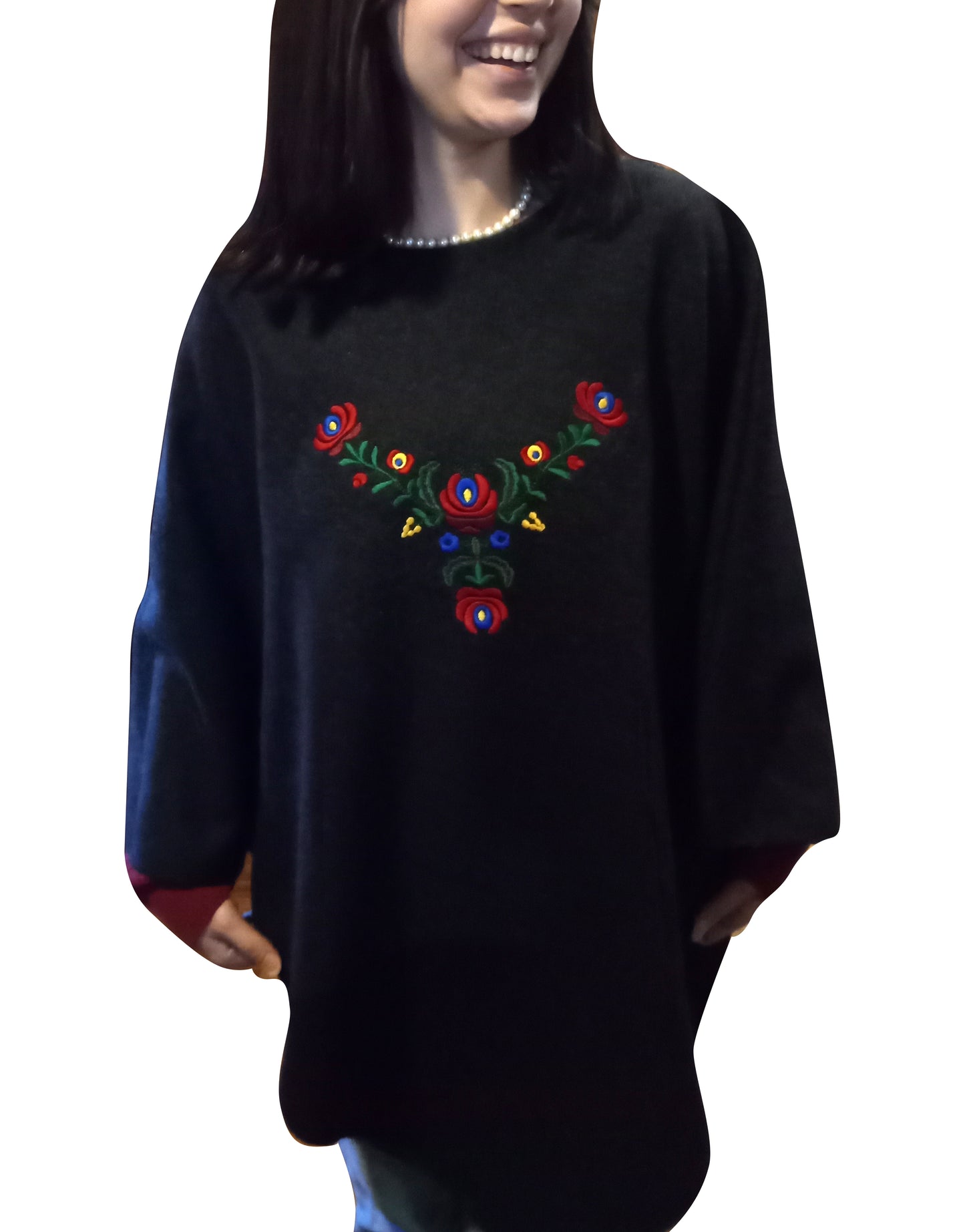 Wool Matyo Poncho