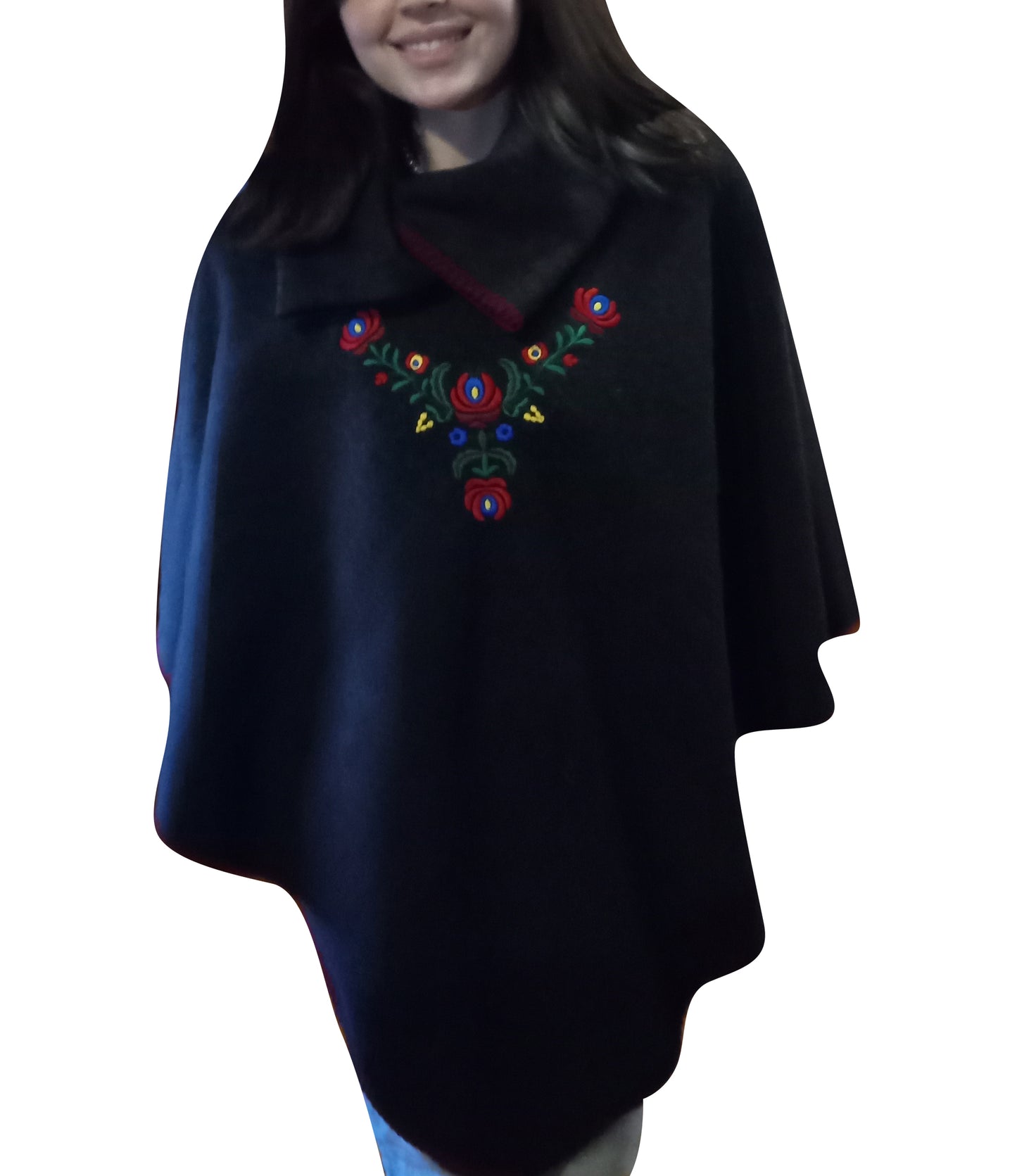 Wool Matyo Poncho