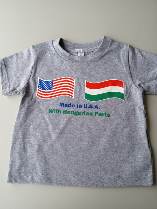 Hungarian American Toddler t-shirt
