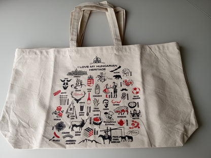 Hungarian Heritage Canvas Bag