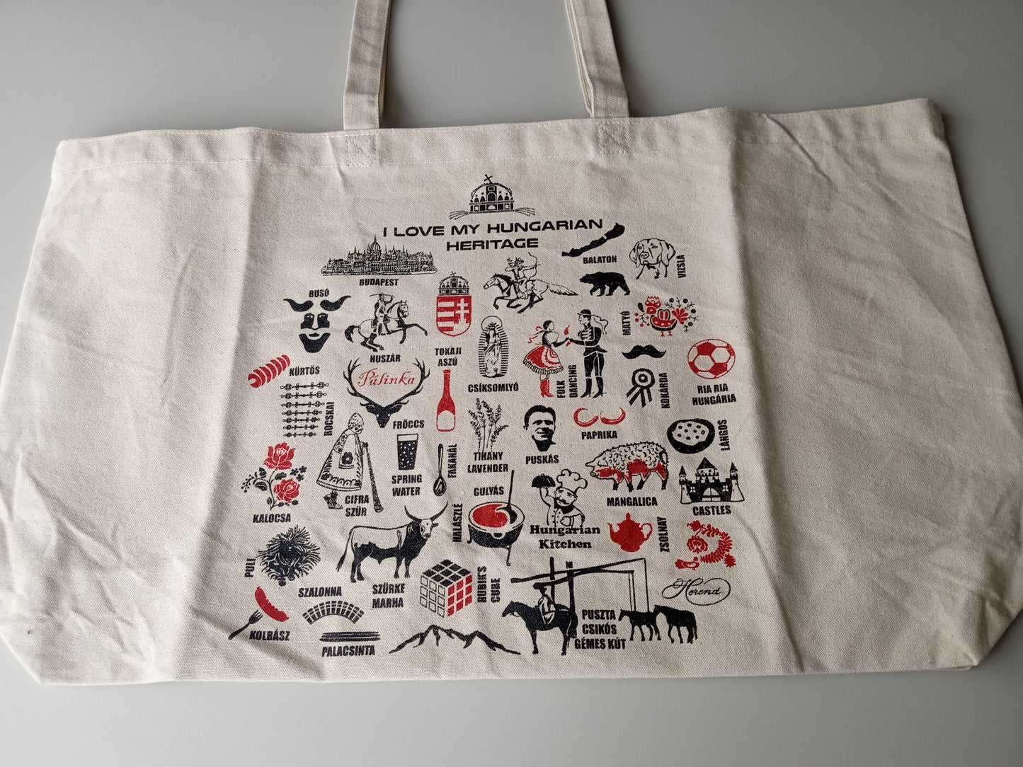 Hungarian Heritage Canvas Bag