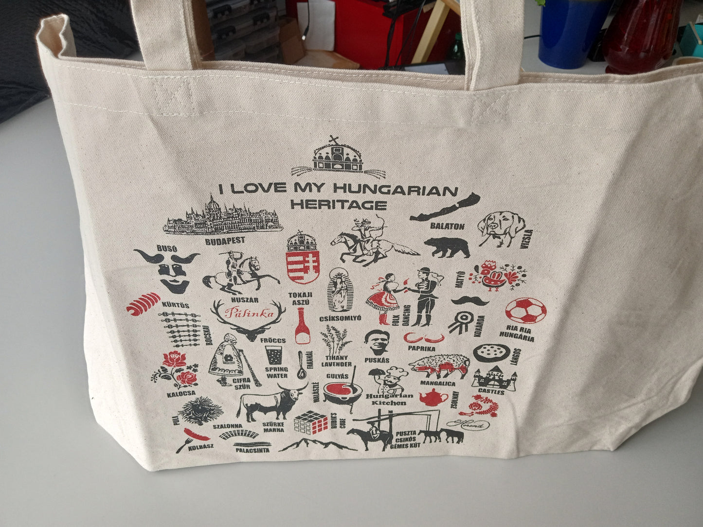 Hungarian Heritage Canvas Bag