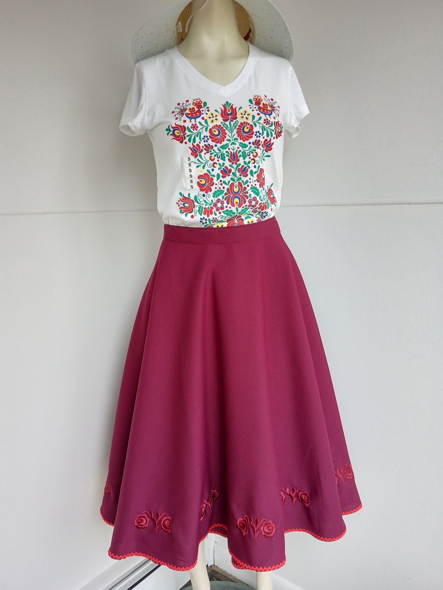 Embroidered Matyo Skirt