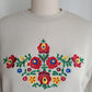 Embroidered Matyo sweatshirt Sand3