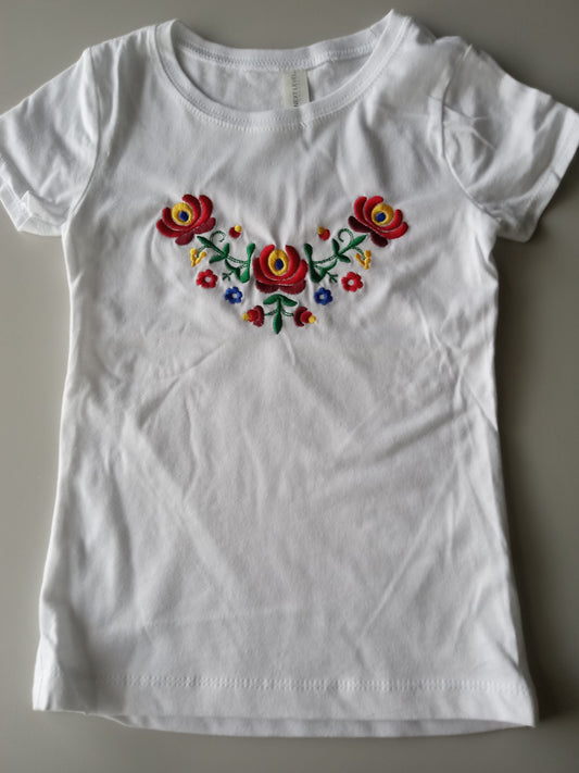 Hungarian Matyo Girls Tee