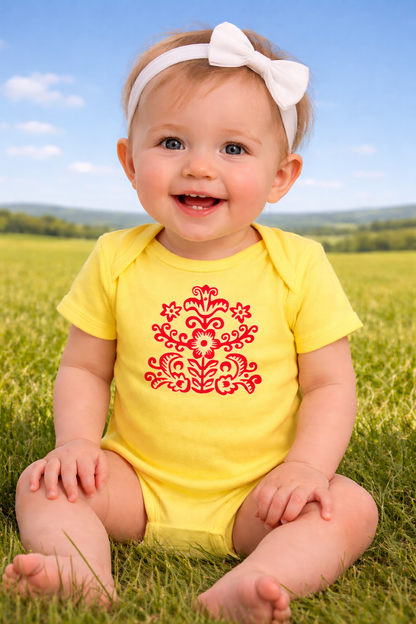 Hungarian Flowers Bodysuit