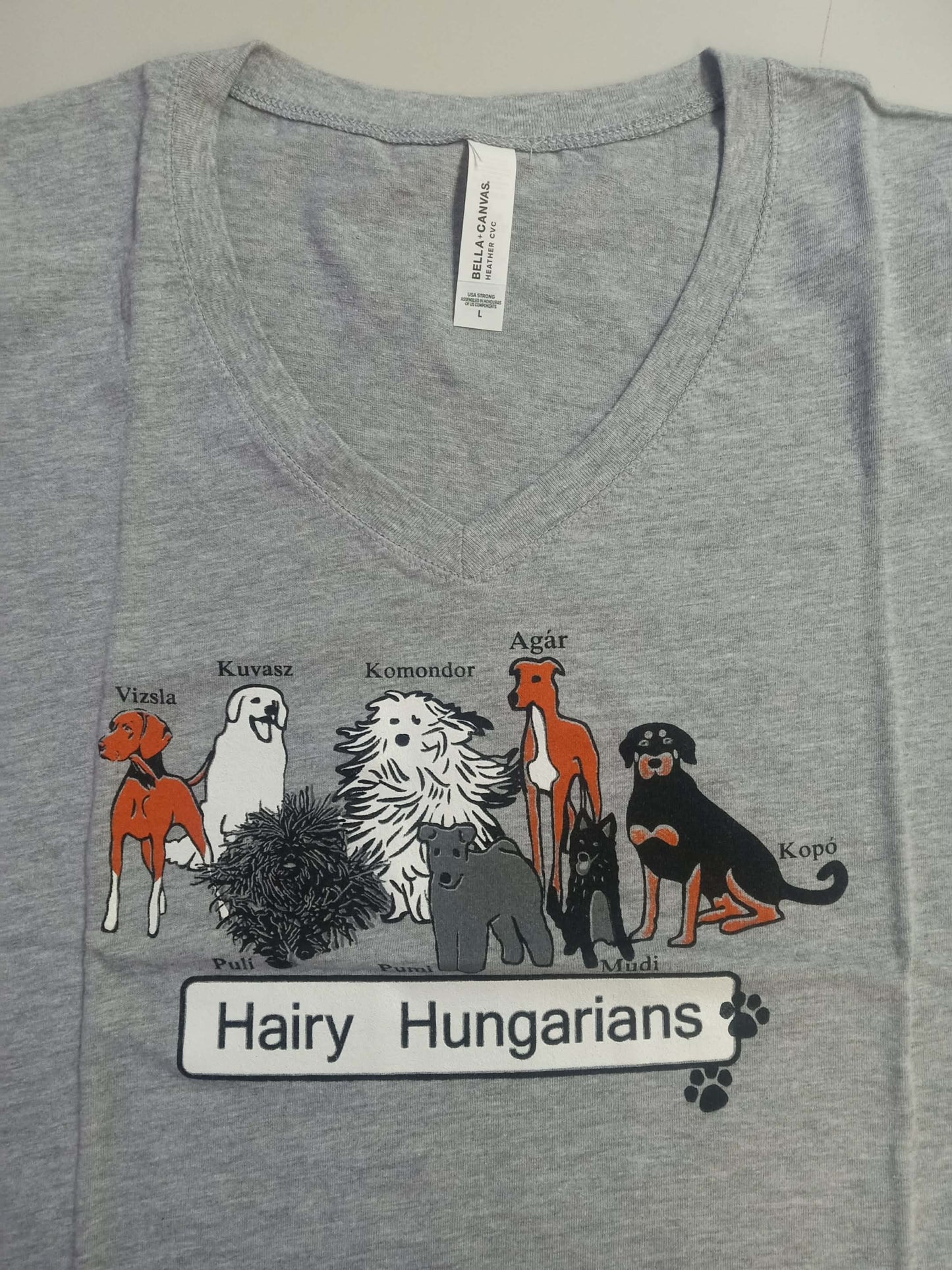 Hairy Hungarians V-neck