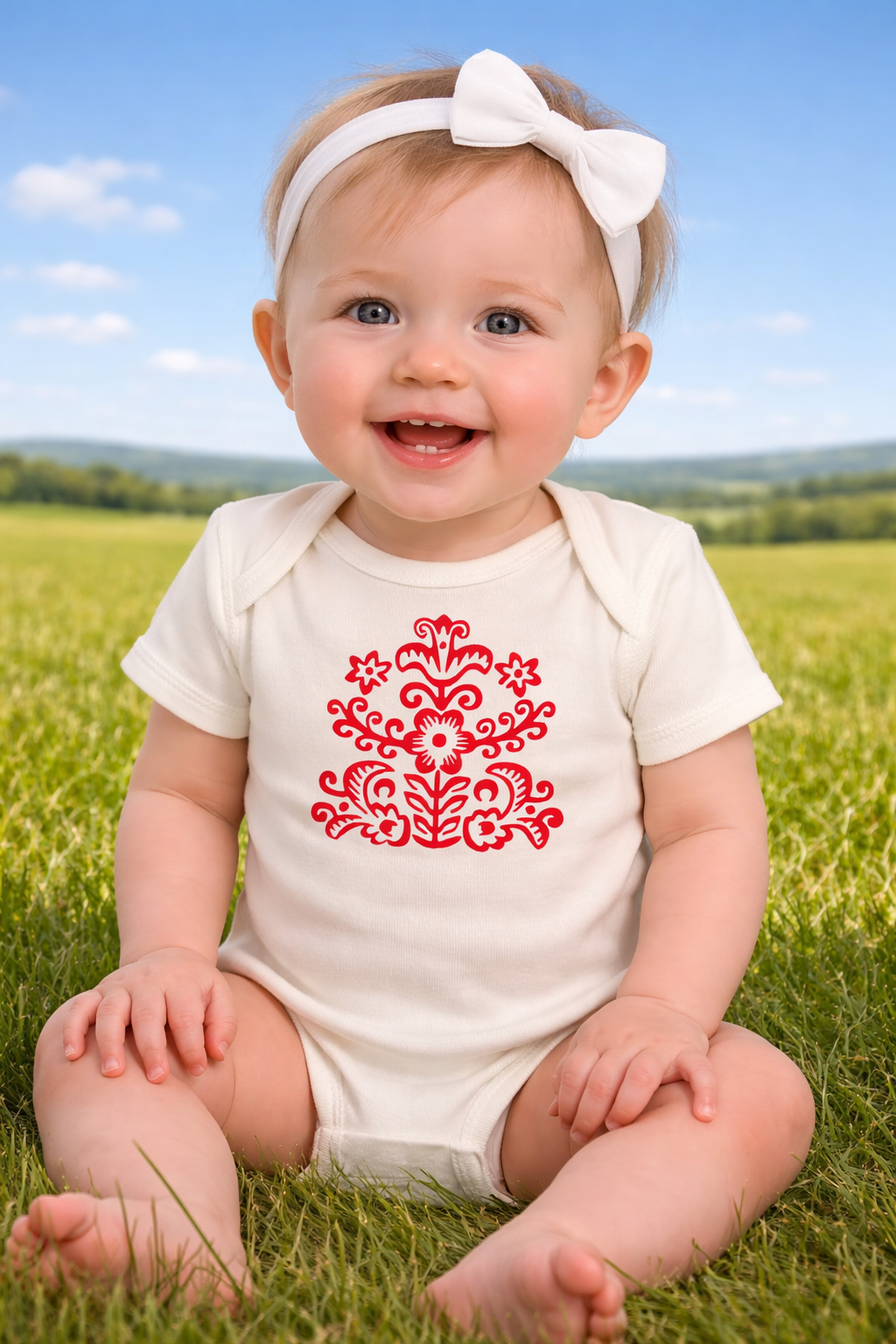 Hungarian Flowers Bodysuit