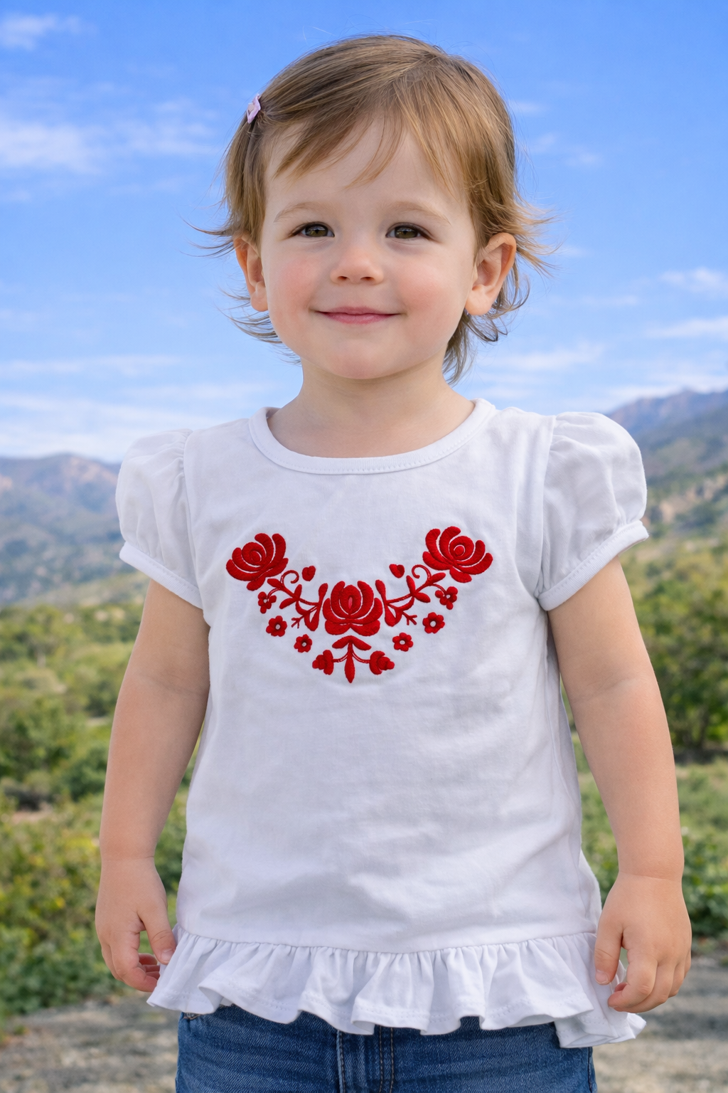 Hungarian Ruffle Top