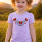Hungarian Matyo Girls Tee