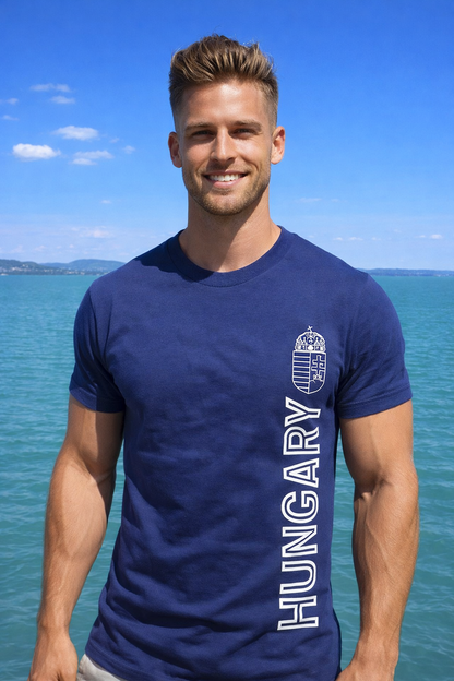 HUNGARY Vertical Crest Basic Tee 🇭🇺