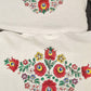 Two original hand-painted Matyó floral shirt designs