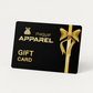 Magyar Apparel gift card in black and gold